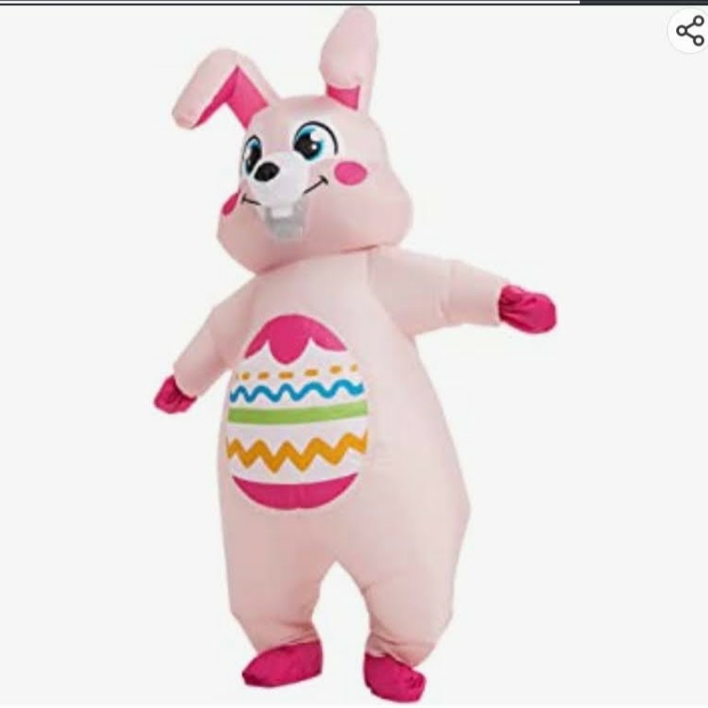 Pink Easter Bunny Inflatable Costume - Men Other - Picture 4 of 8
